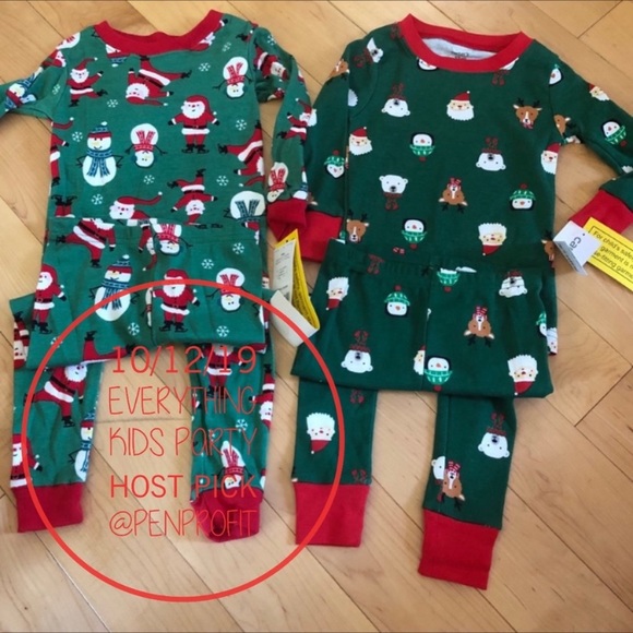 Carter's Other - Pair of Little boys Christmas pajamas, 18 months